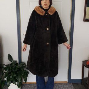 Vintage Women's Brown Fur Coat
